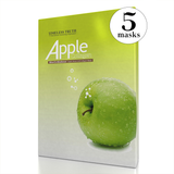 Timeless Truth Apple Stem Cell Collagen Mask - Bio Cellulose Face Mask (Value Pack of 5 Masks)