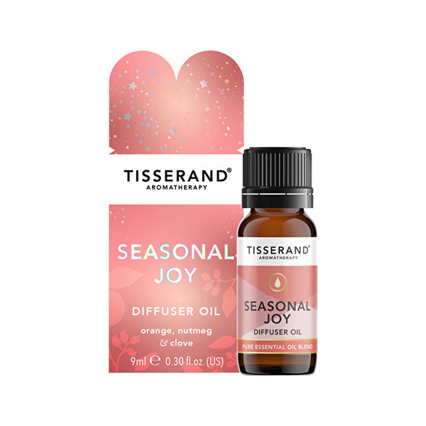 Tisserand Essential Oil Diffuser Blend Seasonal Joy (Boxed Pink) 9ml