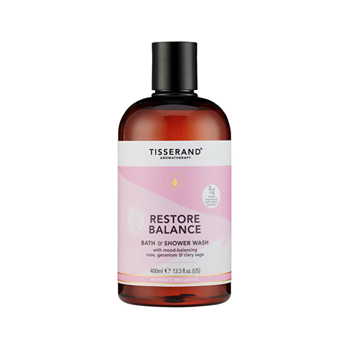 Tisserand Bath & Shower Wash Restore Balance 400ml