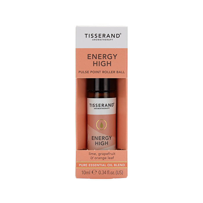 Tisserand Essential Oil Blend Roller Ball Energy High 10ml