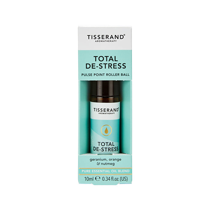 Tisserand Essential Oil Blend Roller Ball Total De-Stress 10ml