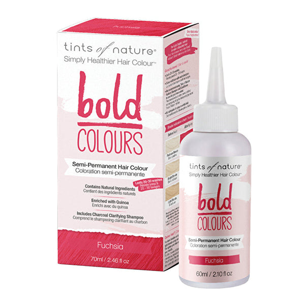 Tints of Nature Bold Colours (Semi-Permanent Hair Colour) Fuchsia 70ml