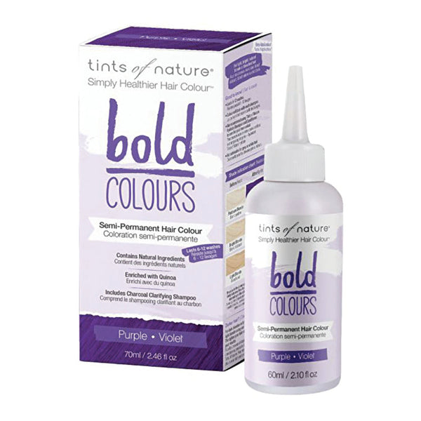 Tints of Nature Bold Colours (Semi-Permanent Hair Colour) Purple 70ml