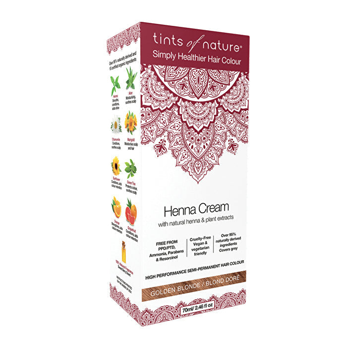 Tints of Nature Henna Cream Golden Blonde 70ml