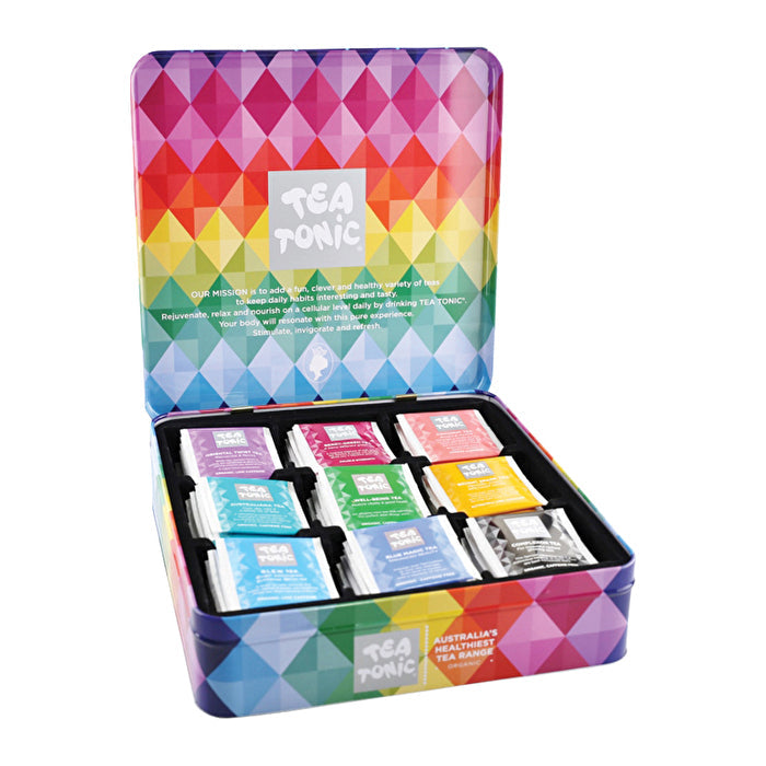 Tea Tonic Gourmet Tea Chest Tin Deluxe x 63 Tea Bags 700g