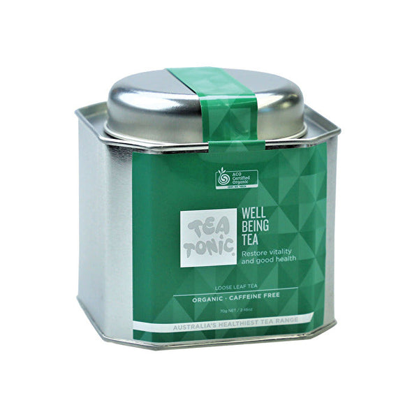 Tea Tonic Organic Well-Being Tea Tin 70g