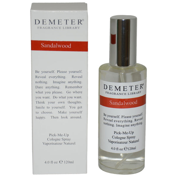 Demeter Sandalwood by Demeter for Unisex - 4 oz Cologne Spray