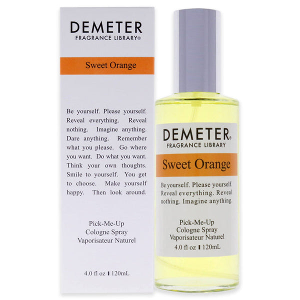 Demeter Sweet Orange by Demeter for Unisex - 4 oz Cologne Spray