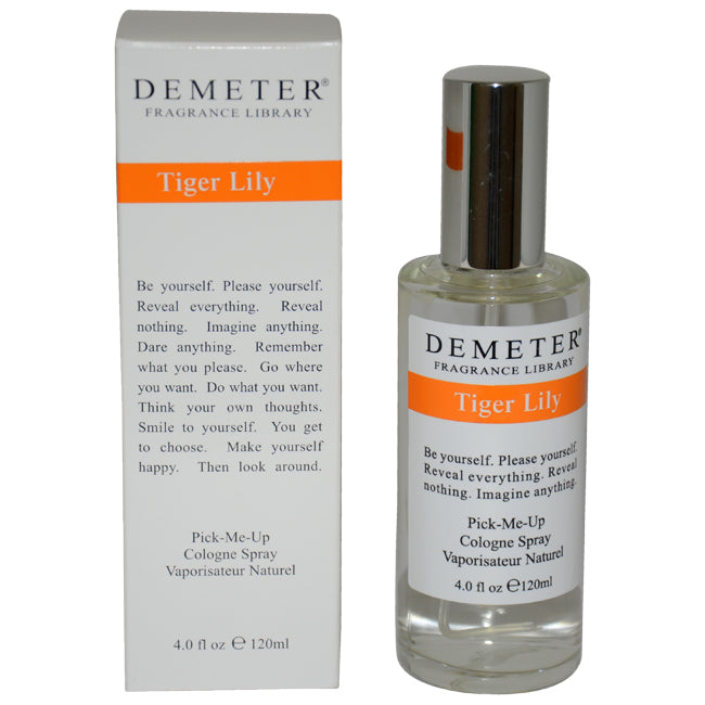 Demeter Tiger Lily by Demeter for Unisex - 4 oz Cologne Spray