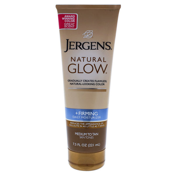 Jergens Natural Glow Firming Medium Tanning Lotion by Jergens for Unisex - 7.5 oz Bronzer