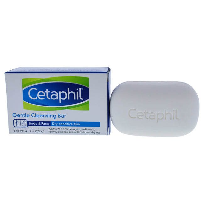 Cetaphil Gentle Cleansing Bar by Cetaphil for Unisex - 4.5 oz Soap