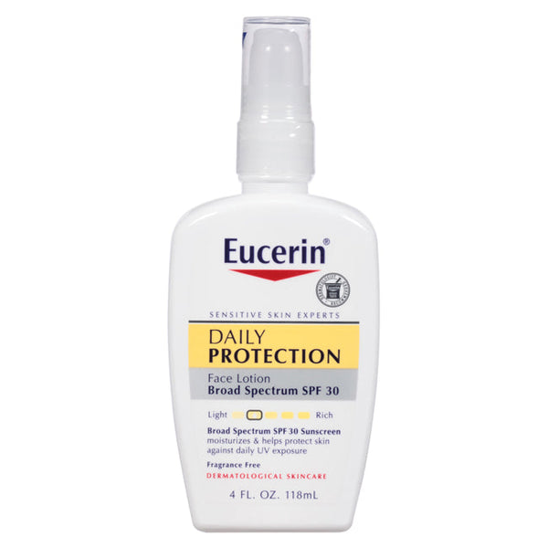 Eucerin Everyday Protection Face Lotion SPF 30 by Eucerin for Unisex - 4 oz Face Lotion