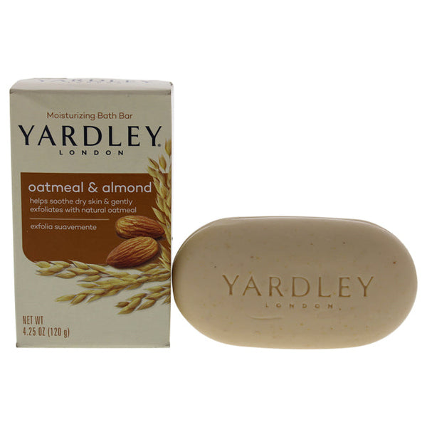 Yardley London Oatmeal & Almond Bar Soap by Yardley London for Unisex - 4.25 oz Soap