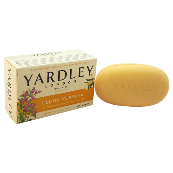 Yardley London Lemon Verbena With Shea Butter Bar Soap by Yardley London for Unisex - 4.25 oz Soap