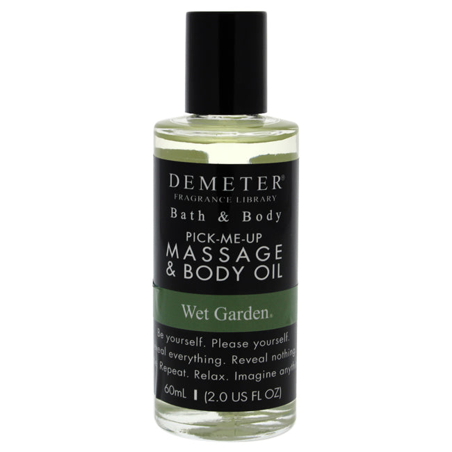 Demeter Wet Garden Massage and Body by Demeter for Unisex - 2 oz Massage & Body Oil