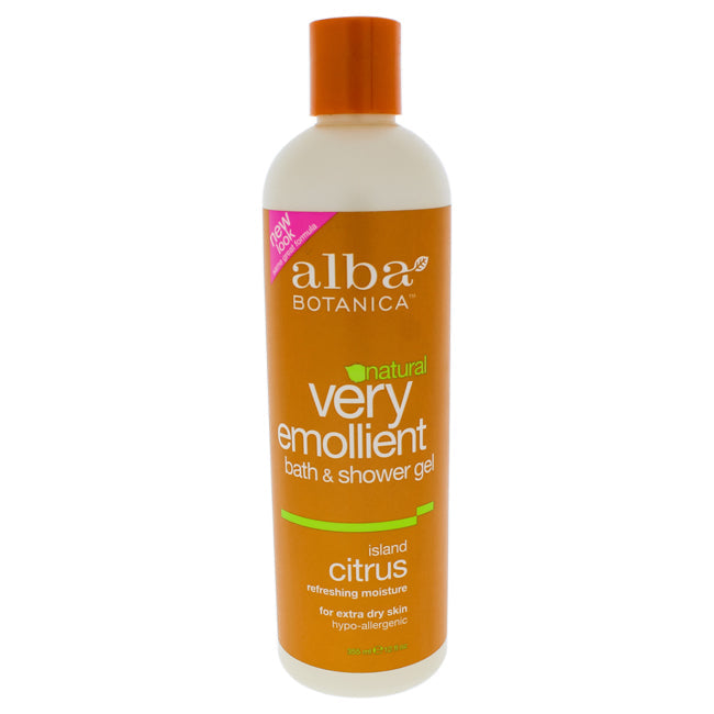 Alba Botanica Very Emollient Bath & Shower Gel - Island Citrus by Alba Botanica for Unisex - 12 oz Shower Gel