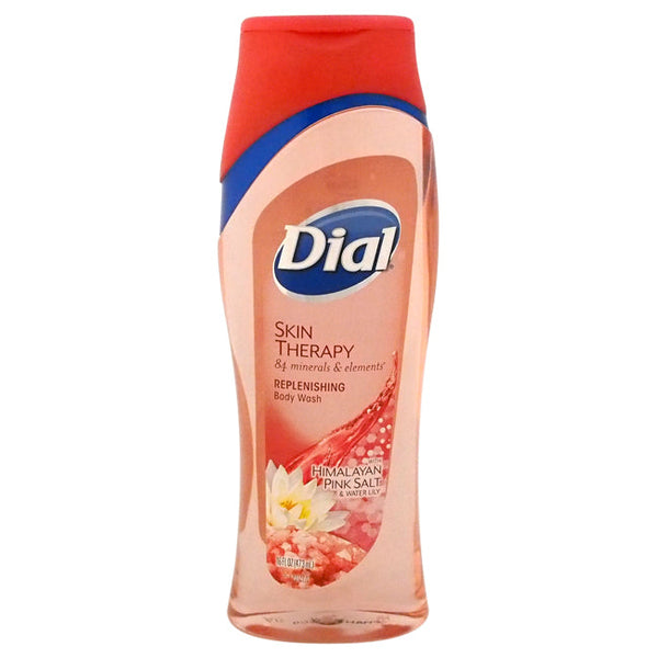 Dial Skin Therapy With Himalayan Pink Salt & Water Lily Replenishing Body Wash by Dial for Unisex - 16 oz Body Wash