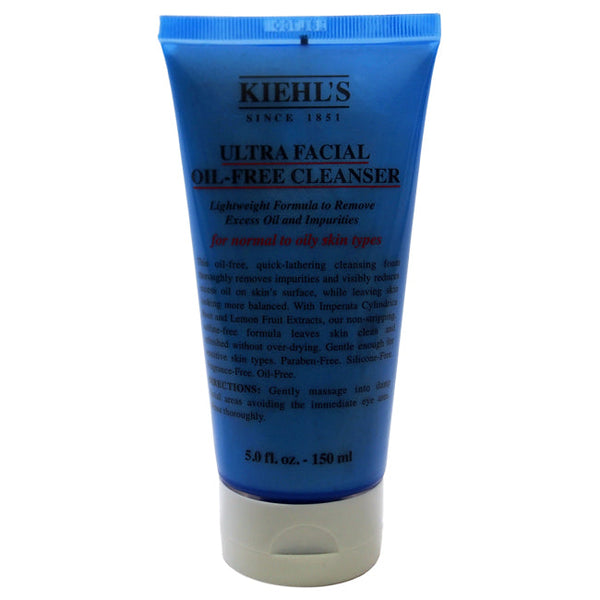 Kiehls Ultra Facial Oil-Free Cleanser For Normal To Oily Skin Types by Kiehls for Unisex - 5 oz Cleanser