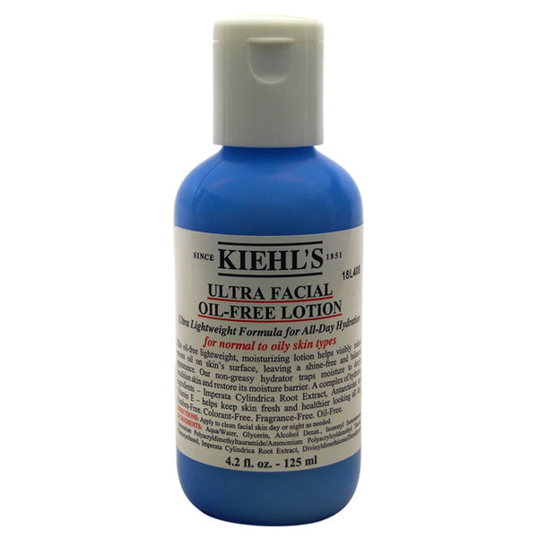 Kiehls Ultra Facial Oil-Free Lotion For Normal To Oily Skin Types by Kiehls for Unisex - 4.2 oz Lotion