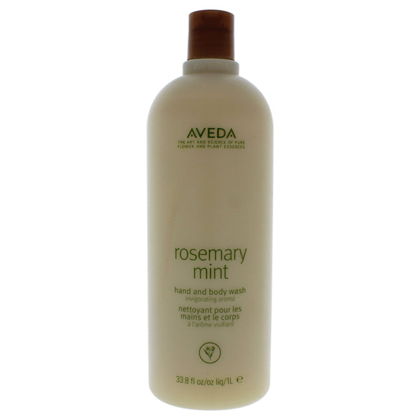 Aveda Rosemary Mint Hand & Body Wash by Aveda for Unisex - 33.8 oz Body Wash