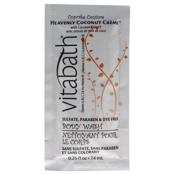 Vitabath Heavenly Coconut Creme Body Wash by Vitabath for Unisex - 0.25 oz Body Wash