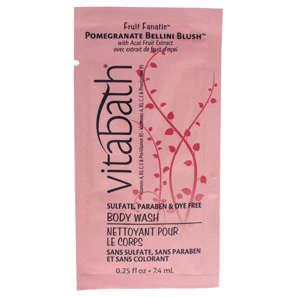 Vitabath Pomegranate Bellini Blush Body Wash by Vitabath for Unisex - 0.25 oz Body Wash