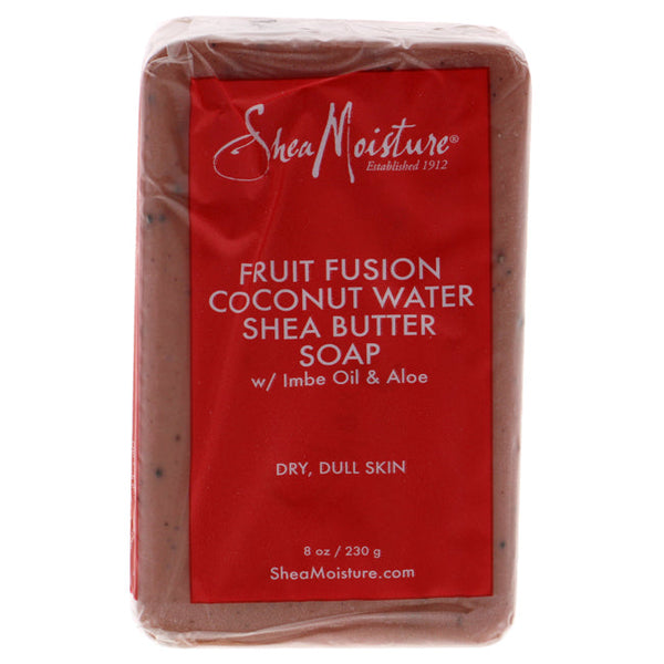 Shea Moisture Fruit Fusion Coconut Water Energizing Shea Butter Soap by Shea Moisture for Unisex - 8 oz Bar Soap