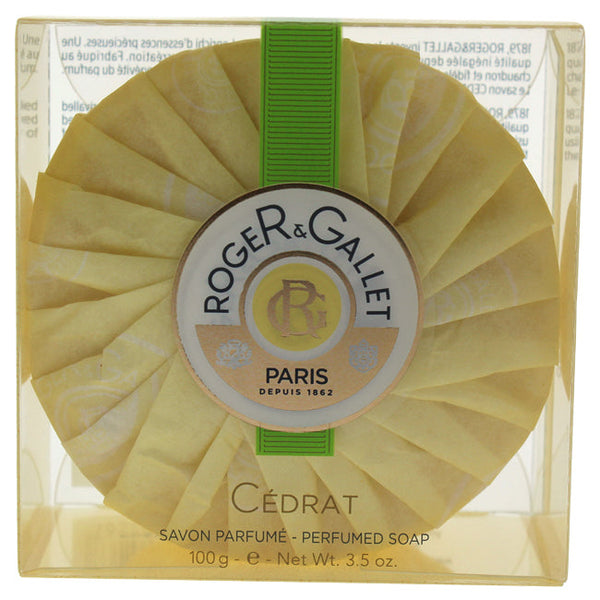 Roger & Gallet Cedrat by Roger & Gallet for Unisex - 3.5 oz Bar Soap