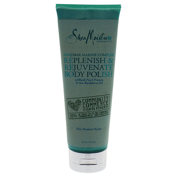 Shea Moisture Zanzibar Marine Complex Replenish & Rejuvenate Body Polish by Shea Moisture for Unisex - 8 oz Body Polish