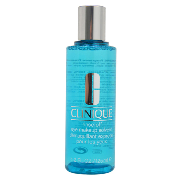 Clinique Rinse Off Eye Makeup Solvent by Clinique for Unisex - 4.2 oz Makeup Remover