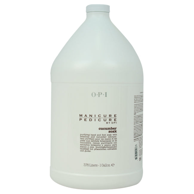 OPI Manicure Pedicure Cucumber Soak by OPI for Unisex - 1 Gallon Bath Soak