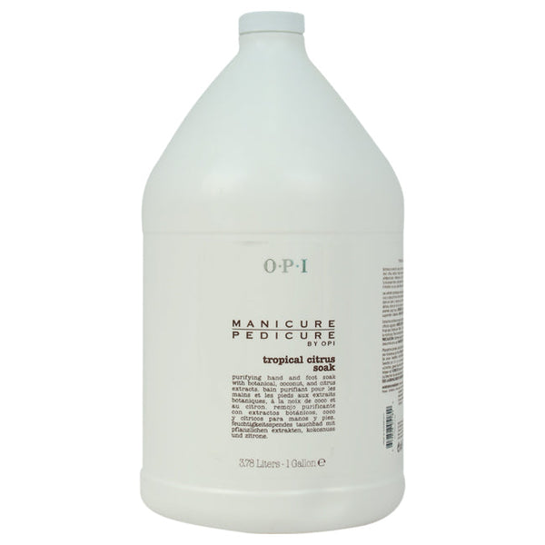 OPI Manicure Pedicure Tropical Citrus Soak by OPI for Unisex - 1 Gallon Bath Soak