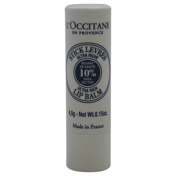 L'Occitane Shea Butter Lip Balm Stick by LOccitane for Unisex - 0.15 oz Lip Balm
