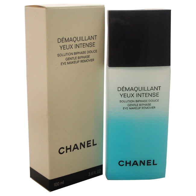 Chanel Demaquillant Yeux Intense Gentle Bi-Phase Eye Makeup Remover by Chanel for Unisex - 3.4 oz Eye Makeup Remover