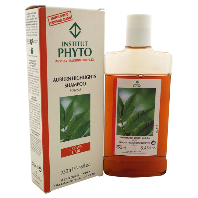 Institut Phyto Auburn Highlights Shampoo for Brown Hair by Institut Phyto for Unisex - 8.45 oz Shampoo