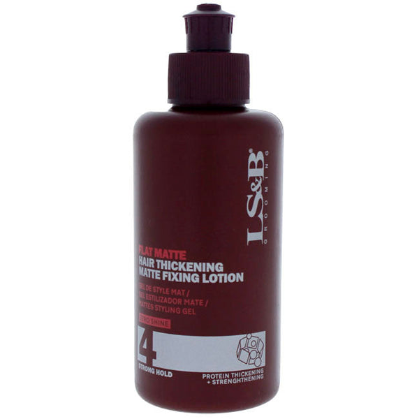 Lock Stock Barrel Flat Matte Hair Thickening Matte Fixing Lotion - 4 Strong Hold by Lock Stock Barrel for Unisex - 5.1 oz Gel
