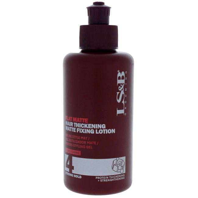 Lock Stock Barrel Flat Matte Hair Thickening Matte Fixing Lotion - 4 Strong Hold by Lock Stock Barrel for Unisex - 5.1 oz Gel