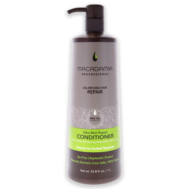 Macadamia Oil Ultra Rich Repair Conditioner by Macadamia Oil for Unisex - 33.8 oz Conditioner