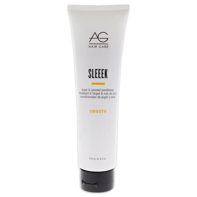 AG Hair Cosmetics Sleeek Argan Coconut Conditioner by AG Hair Cosmetics for Unisex - 6 oz Conditioner