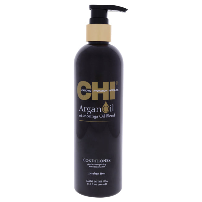 CHI Argan Oil Plus Moringa Oil Blend Conditioner by CHI for Unisex - 11.5 oz Conditioner