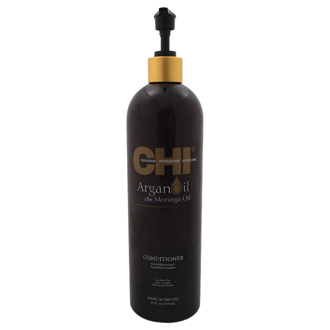 CHI Argan Oil Plus Moringa Oil Conditioner by CHI for Unisex - 25 oz Conditioner