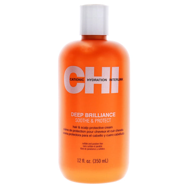 CHI Deep Brilliance Soothe Protect by CHI for Unisex - 12 oz Cream