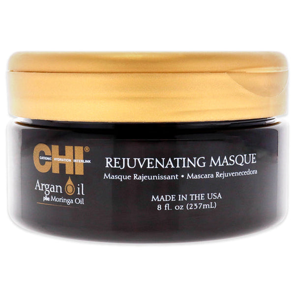 CHI Argan Oil Plus Moringa Oil Rejuvenating Masque by CHI for Unisex - 8 oz Masque