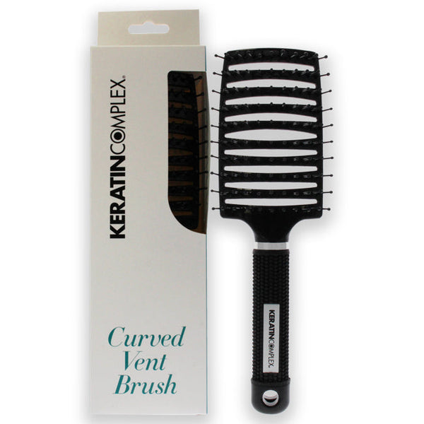 Keratin Complex Curved Vent Brush - Black by Keratin Complex for Unisex - 1 Pc Hair Brush