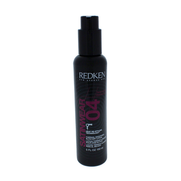 Redken Satinwear 04 Thermal Smoothing Blow-Dry Lotion by Redken for Unisex - 5 oz Lotion