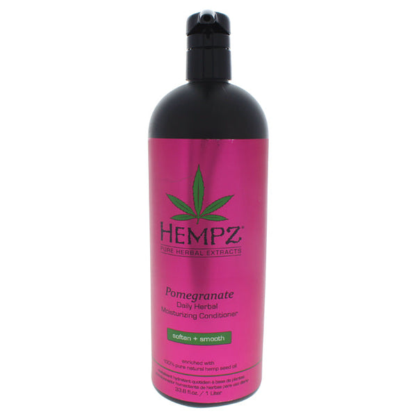 Hempz Pomegranate Daily Herbal Moisturizing Conditioner by Hempz for Unisex - 33.8 oz Conditioner
