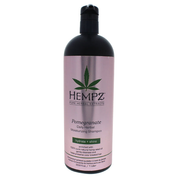 Hempz Pomegranate Daily Herbal Moisturizing Shampoo by Hempz for Unisex - 33.8 oz Shampoo