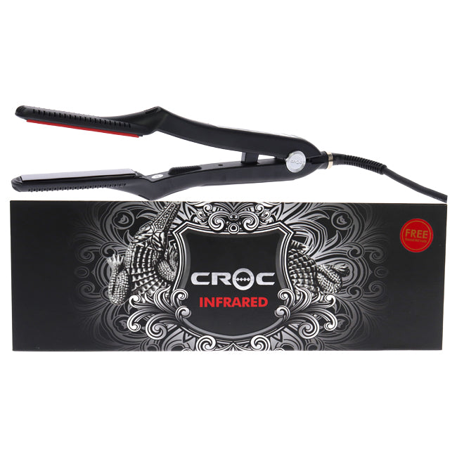 Croc Croc Infrared Flat Iron - Black by Croc for Unisex - 1 Inch Flat Iron