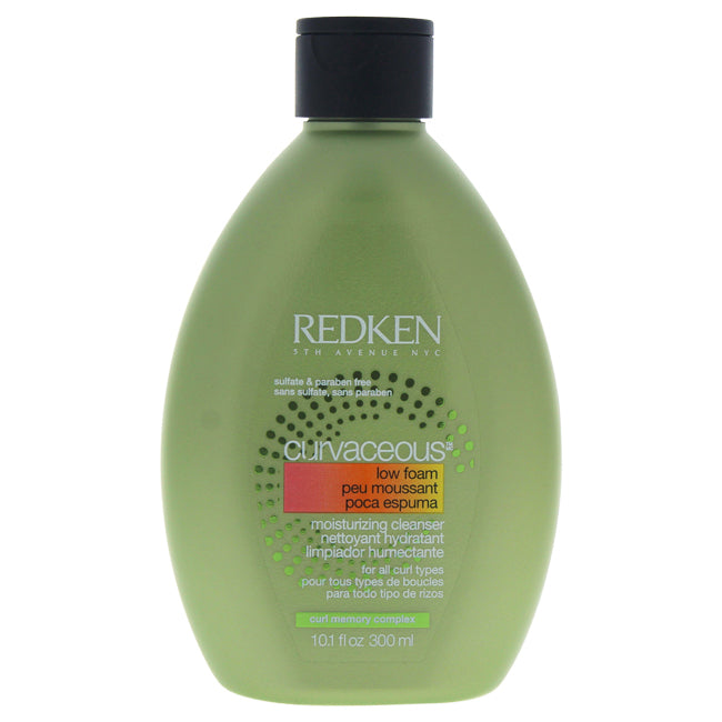 Redken Curvaceous Low Foam Moisturizing Cleanser by Redken for Unisex - 10.1 oz Cleanser