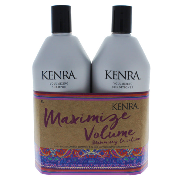 Kenra Volumizing Shampoo and Conditioner Duo by Kenra for Unisex - 33.8 oz Shampoo and Conditioner
